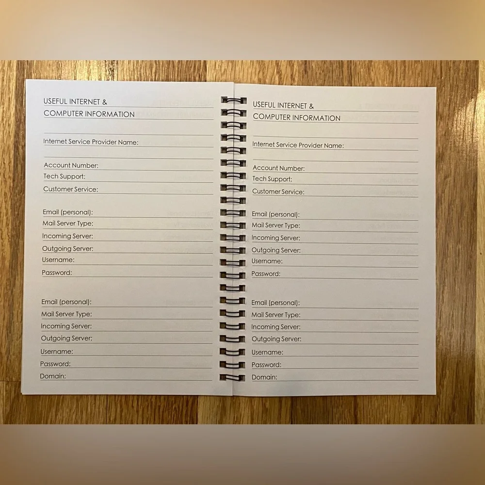 Password Journal with Lock Design